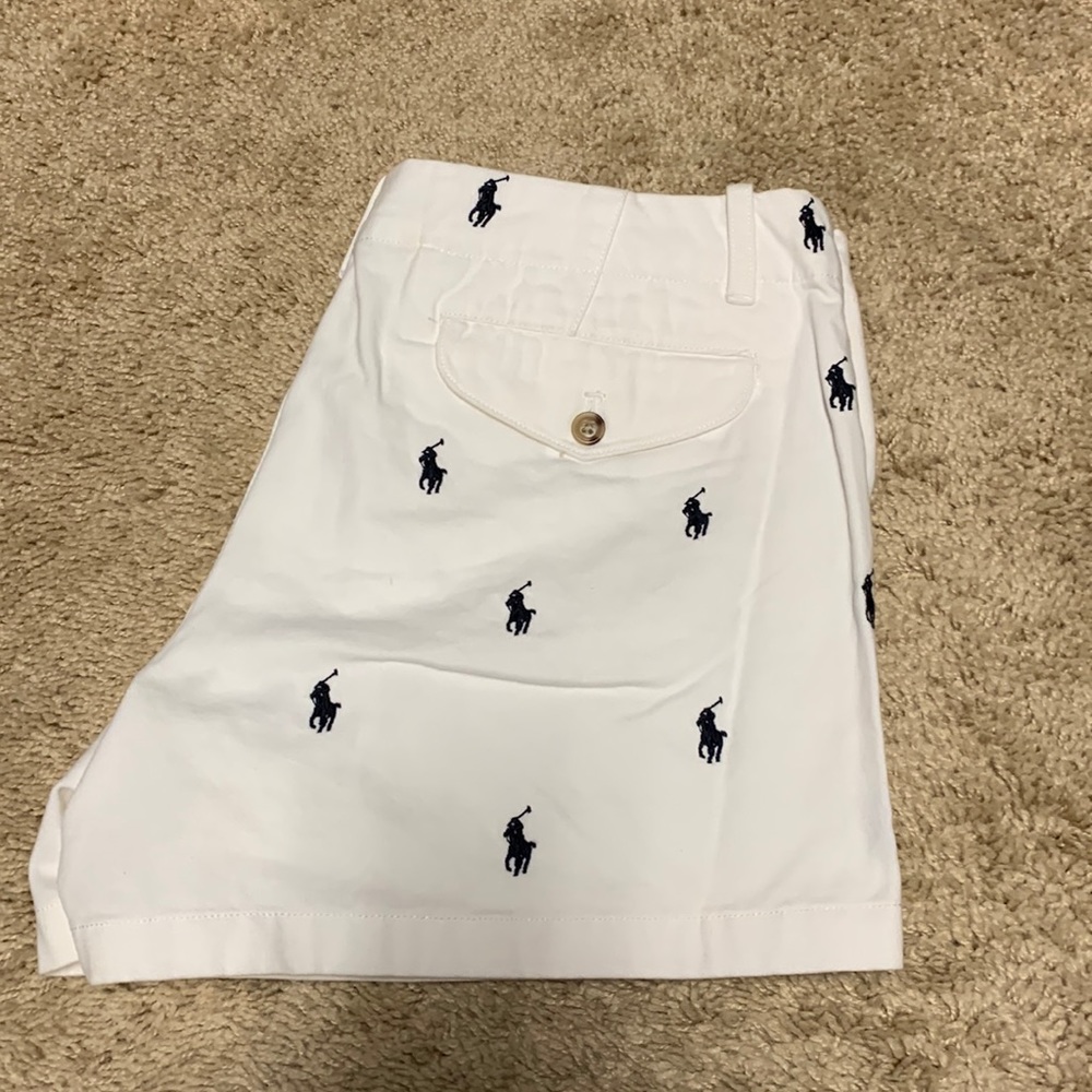 Bundle Ralph Lauren polo sport white logo shorts/ VV logo shorts 8